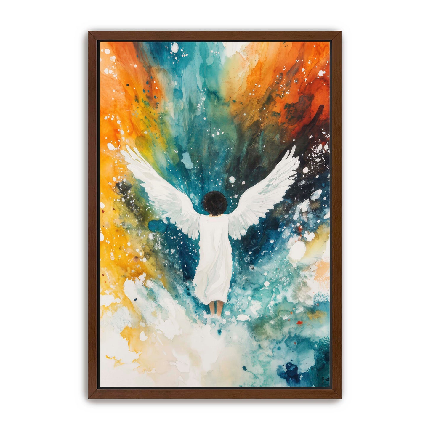 Pretty Wingspan Angel Painting