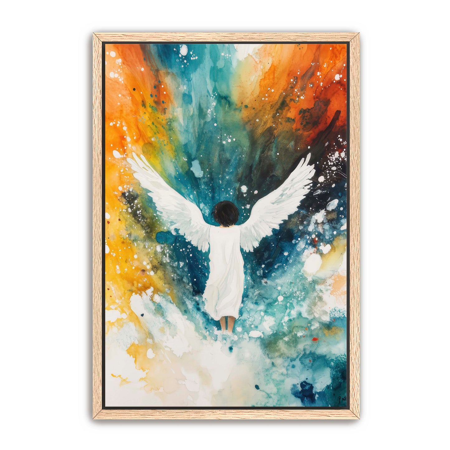 Pretty Wingspan Angel Painting