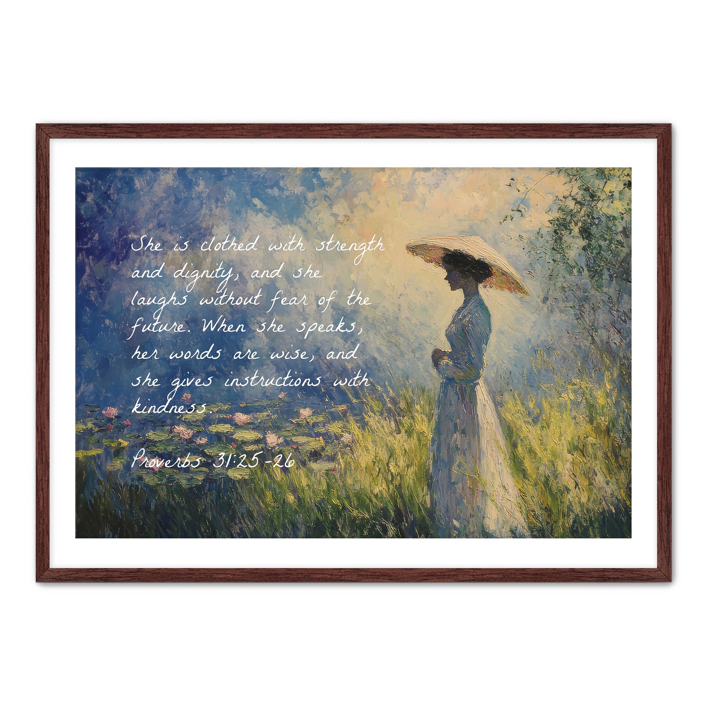 Proverbs 31- 25-26