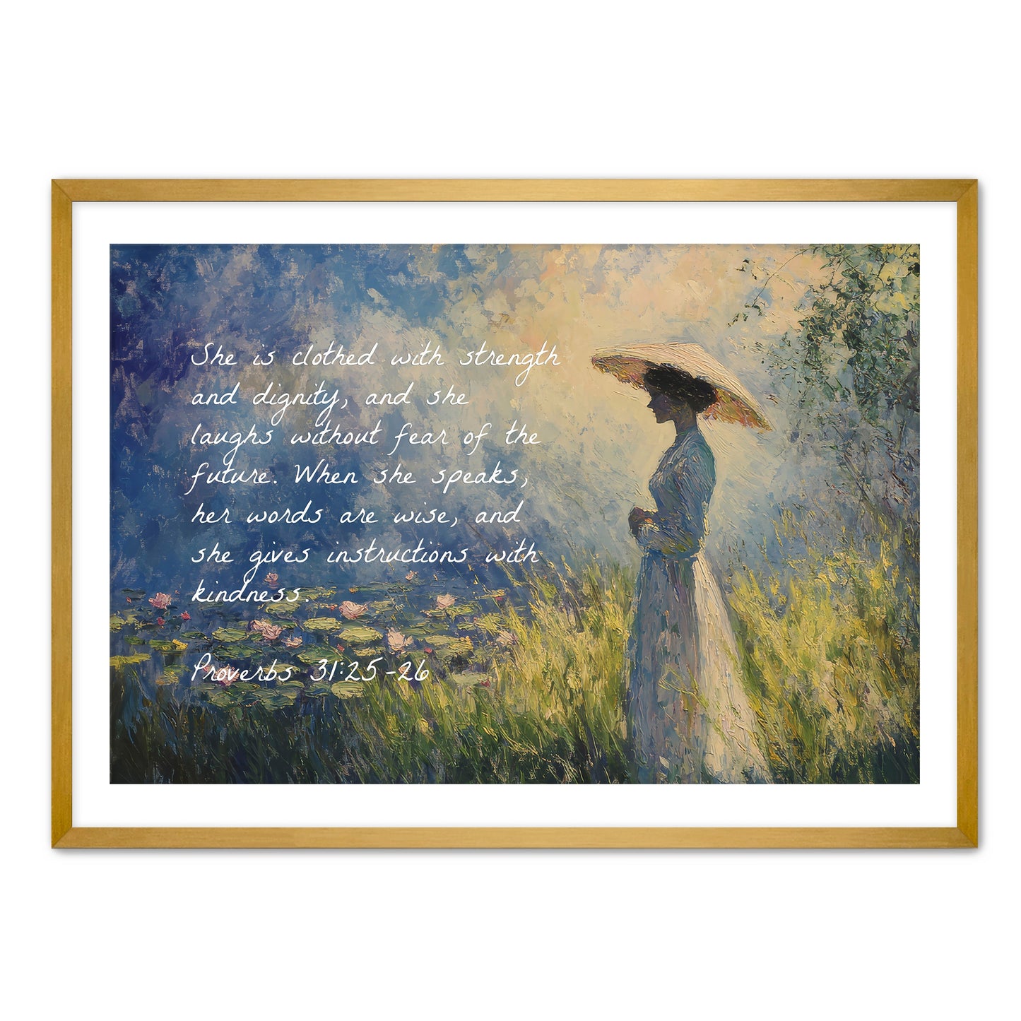 Proverbs 31- 25-26