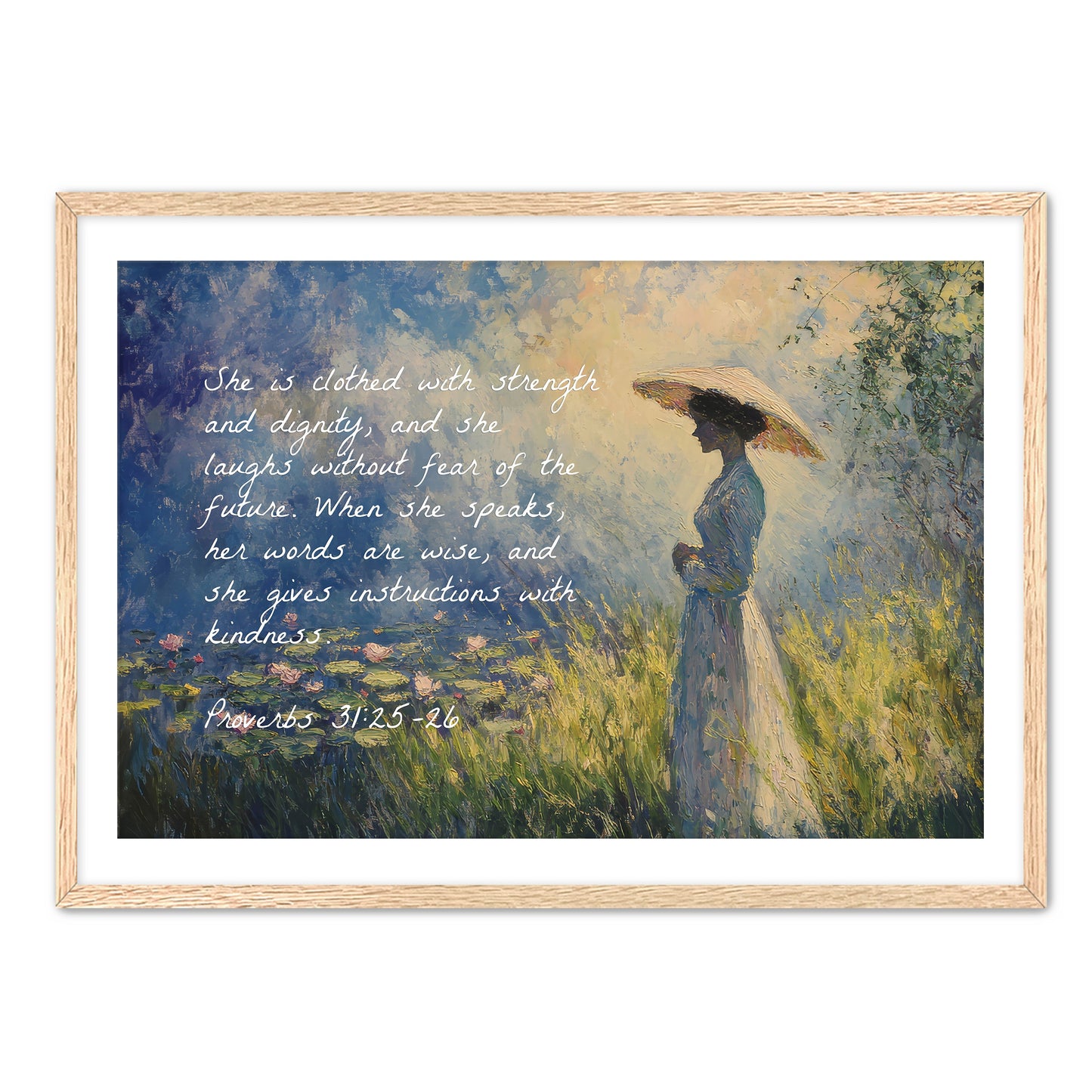 Proverbs 31- 25-26