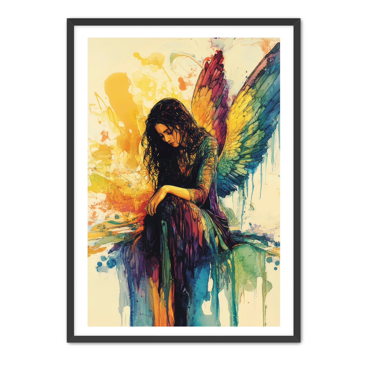Sad Angel Painting