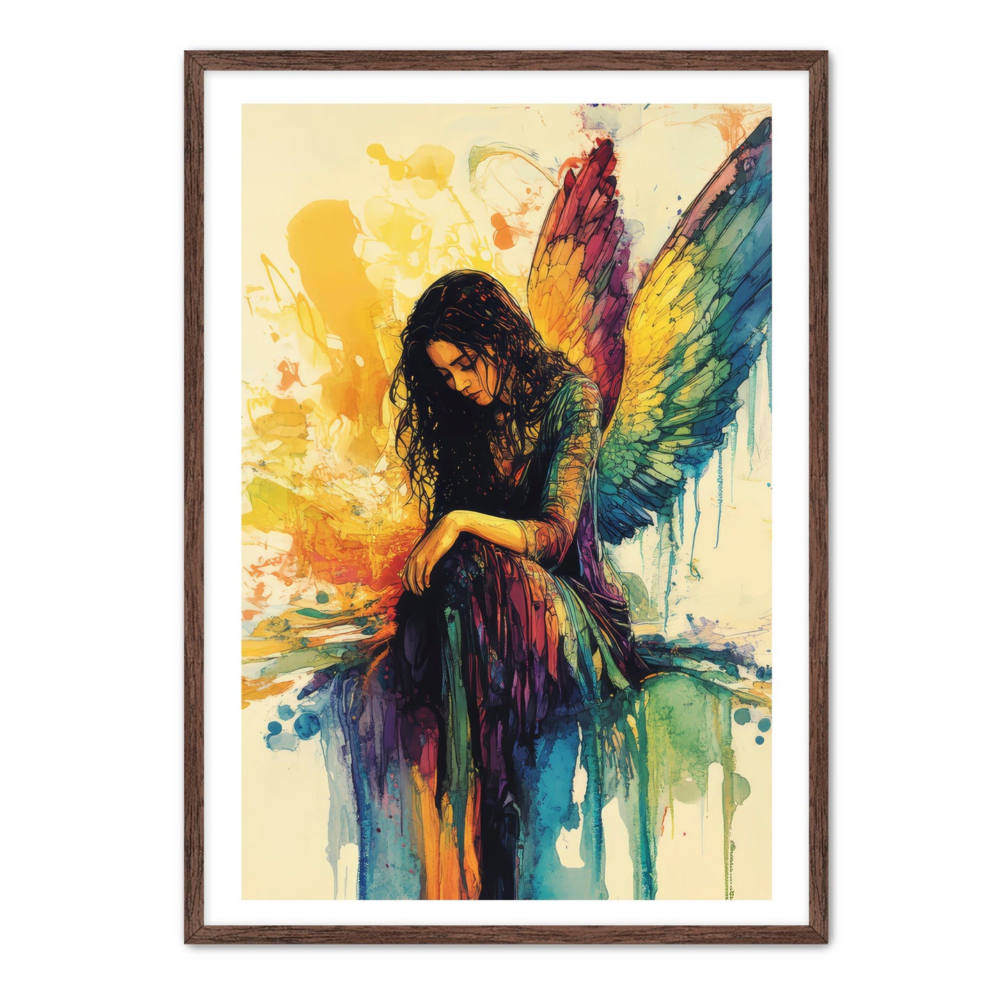 Sad Angel Painting
