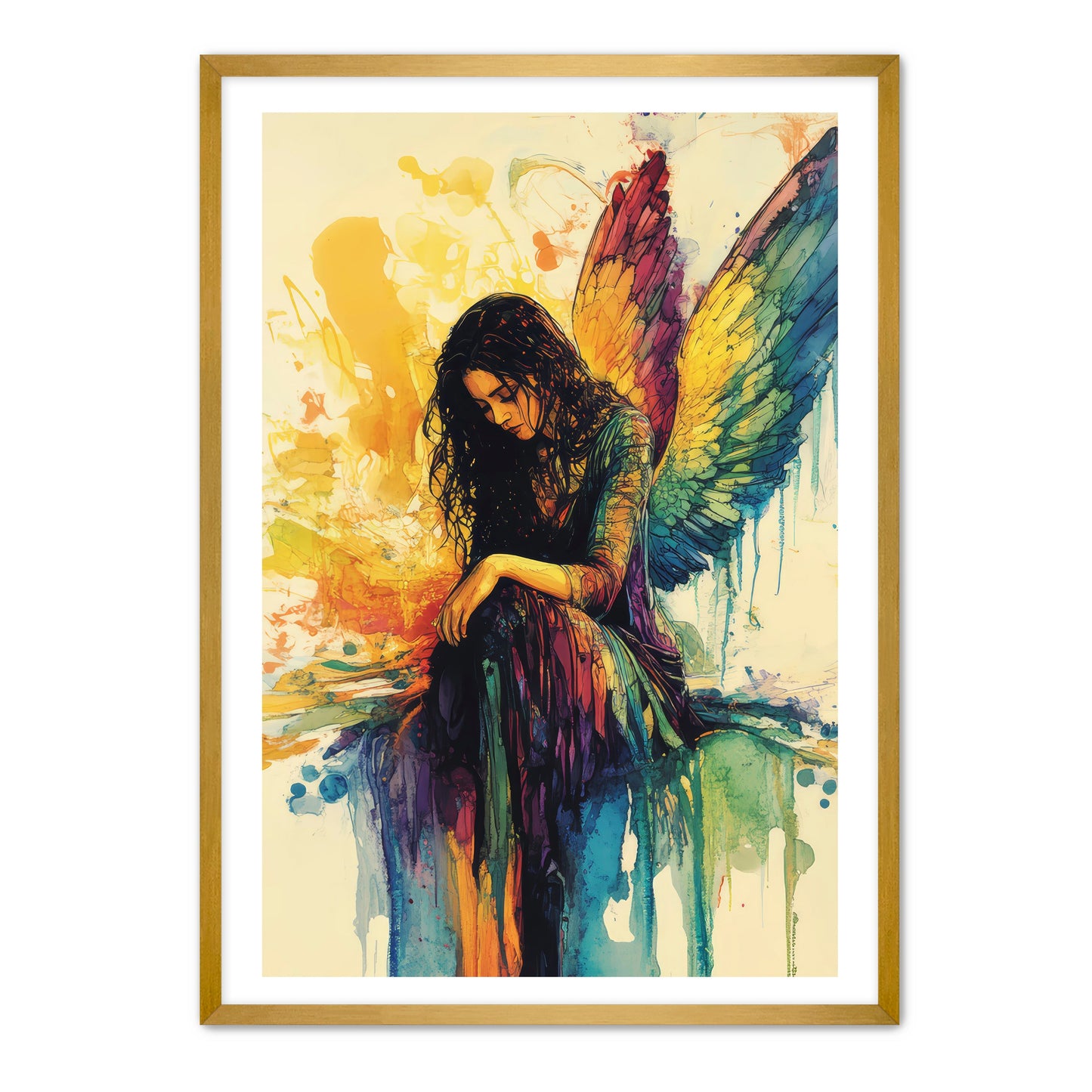 Sad Angel Painting