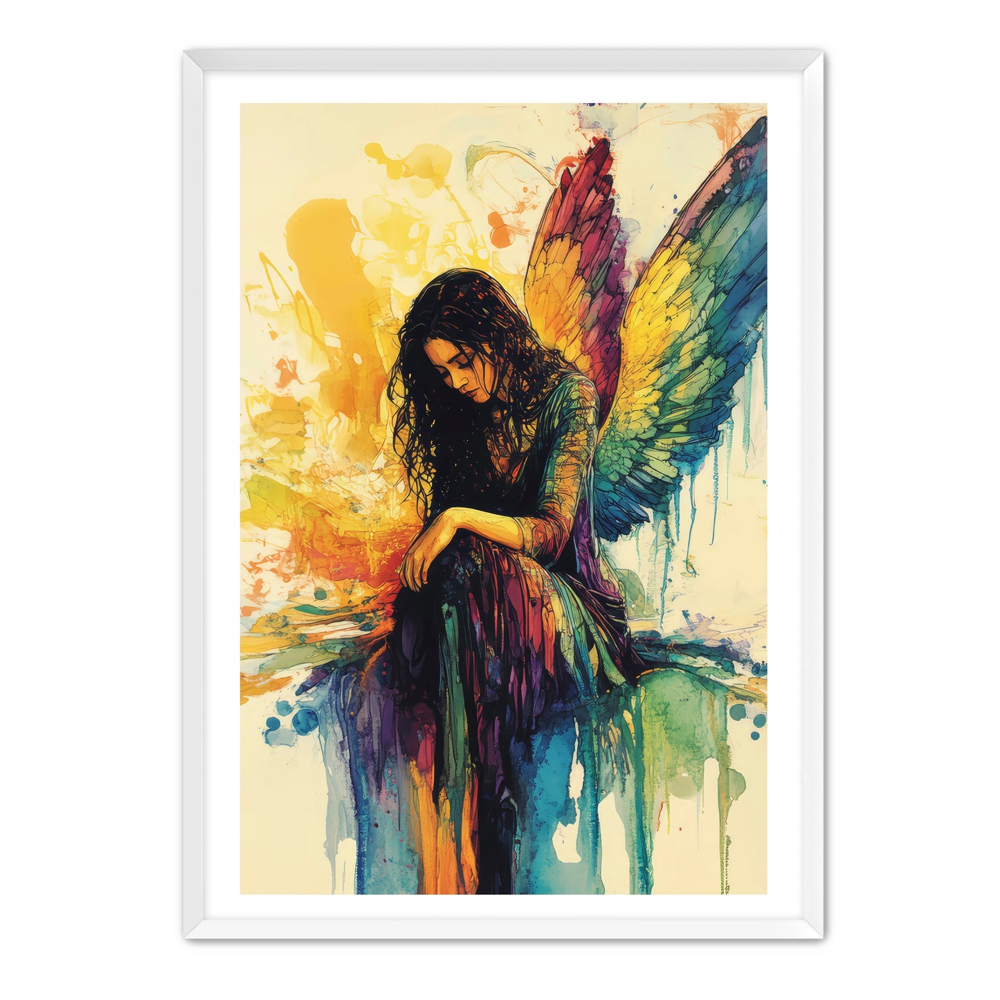 Sad Angel Painting