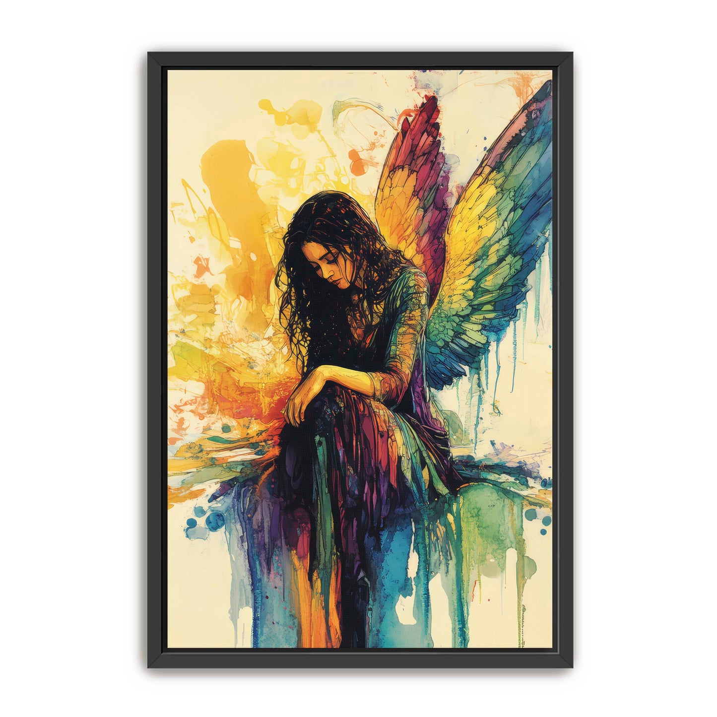 Sad Angel Painting