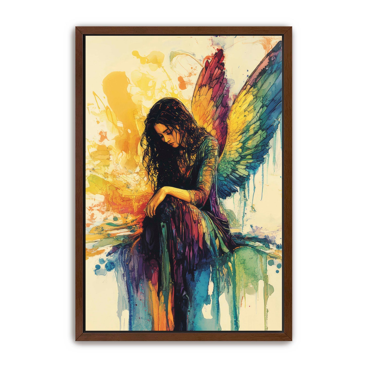 Sad Angel Painting
