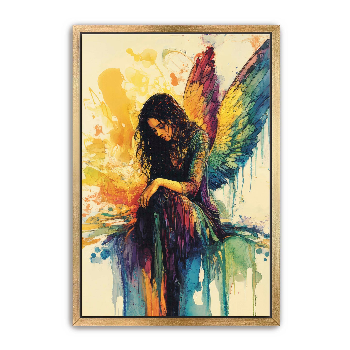 Sad Angel Painting