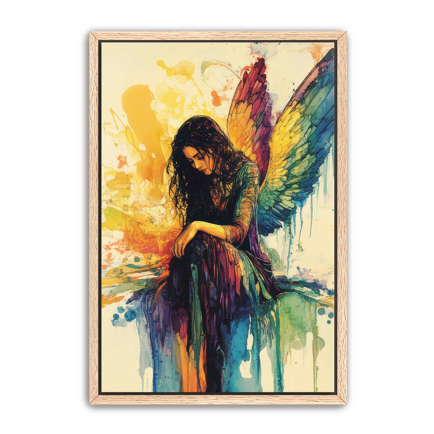 Sad Angel Painting