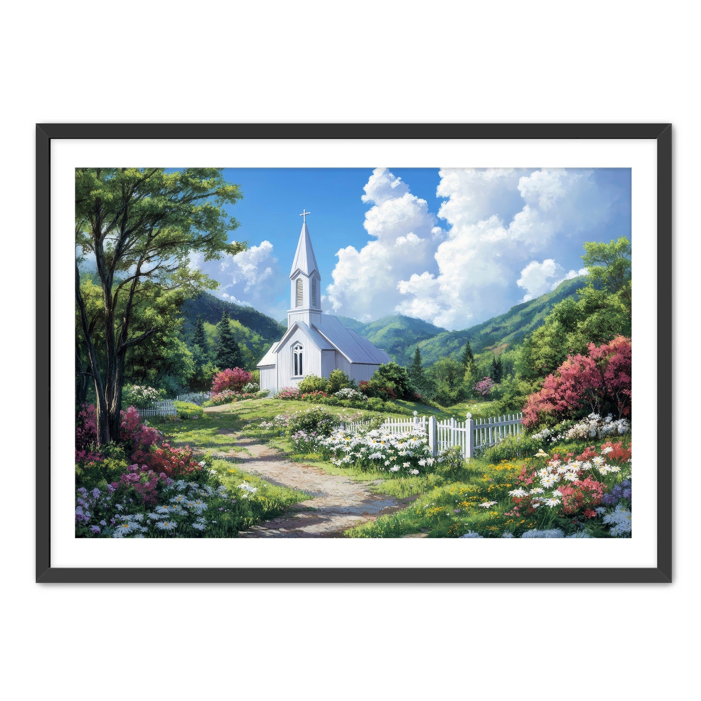 Scenic Church Painting