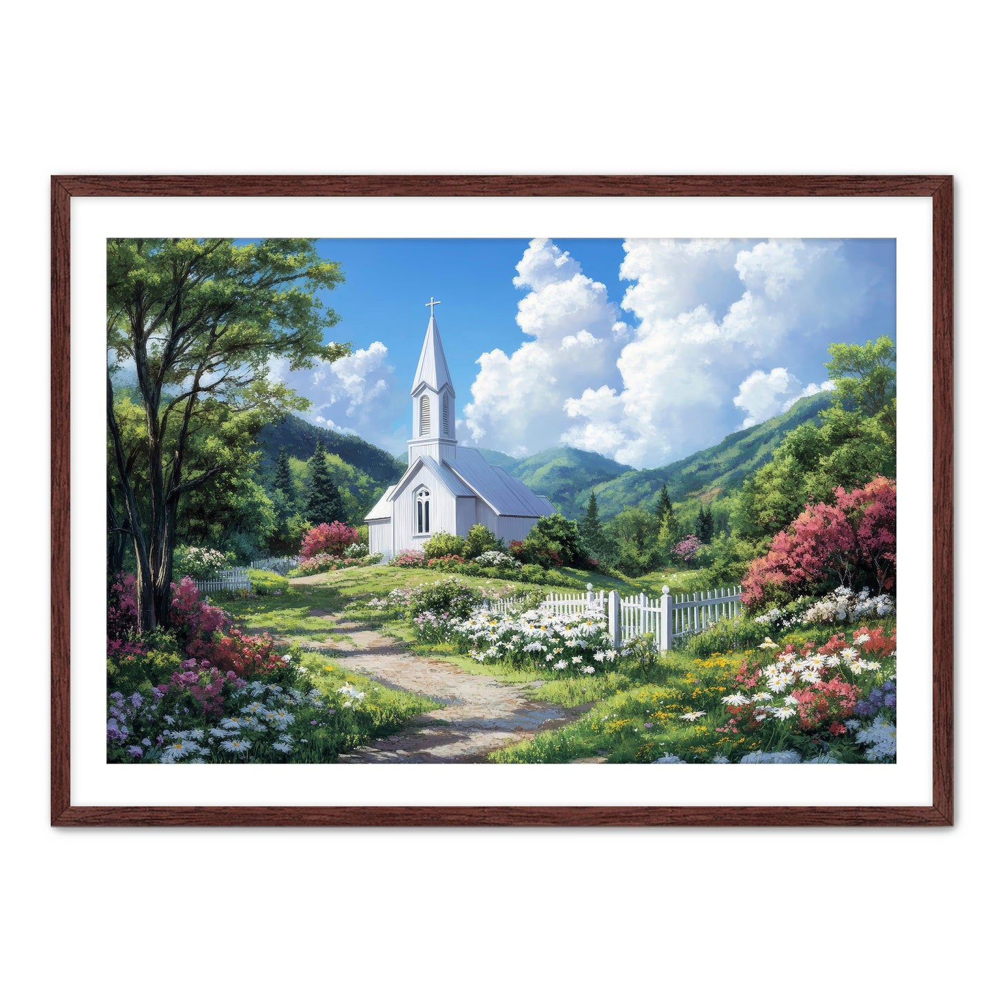 Scenic Church Painting