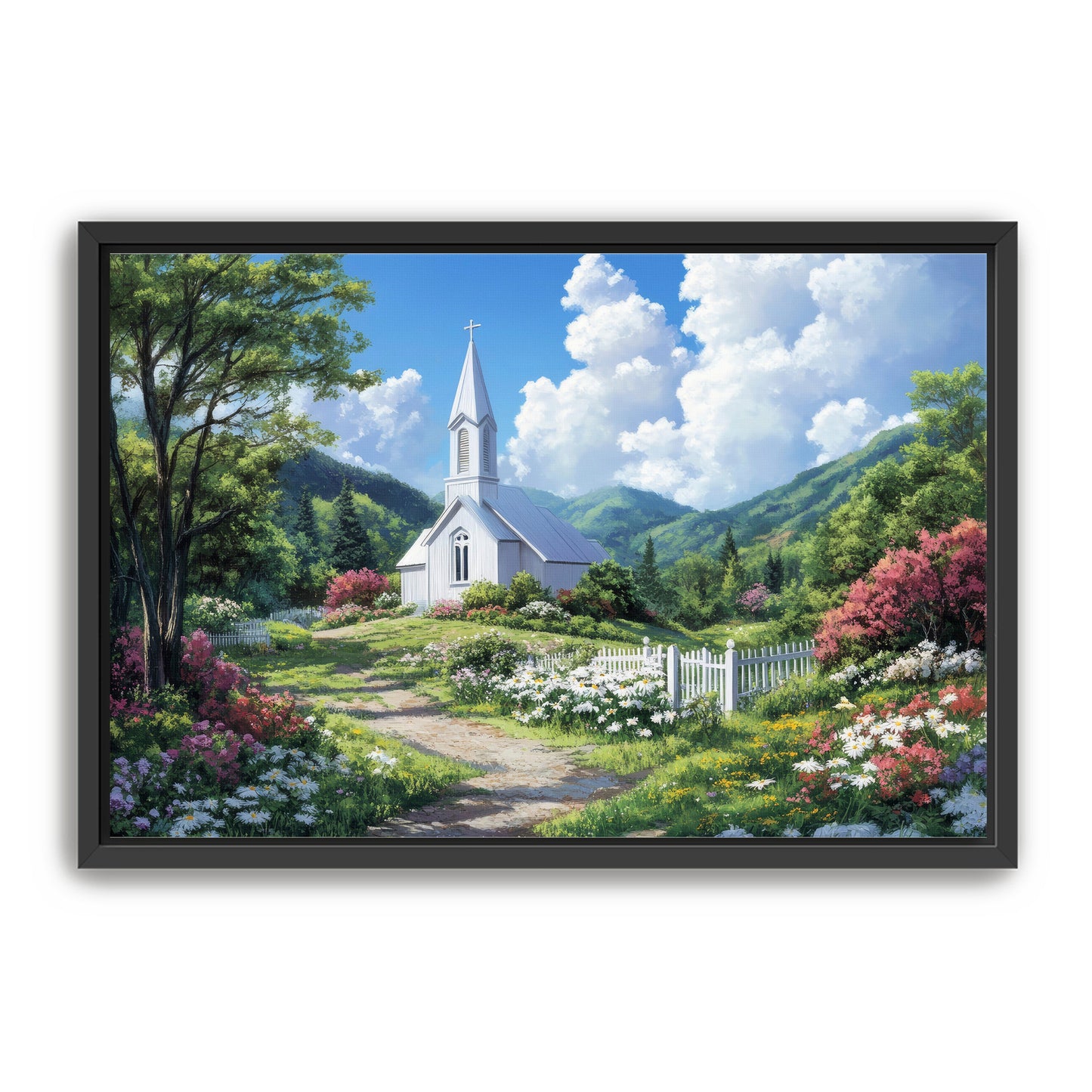 Scenic Church Painting