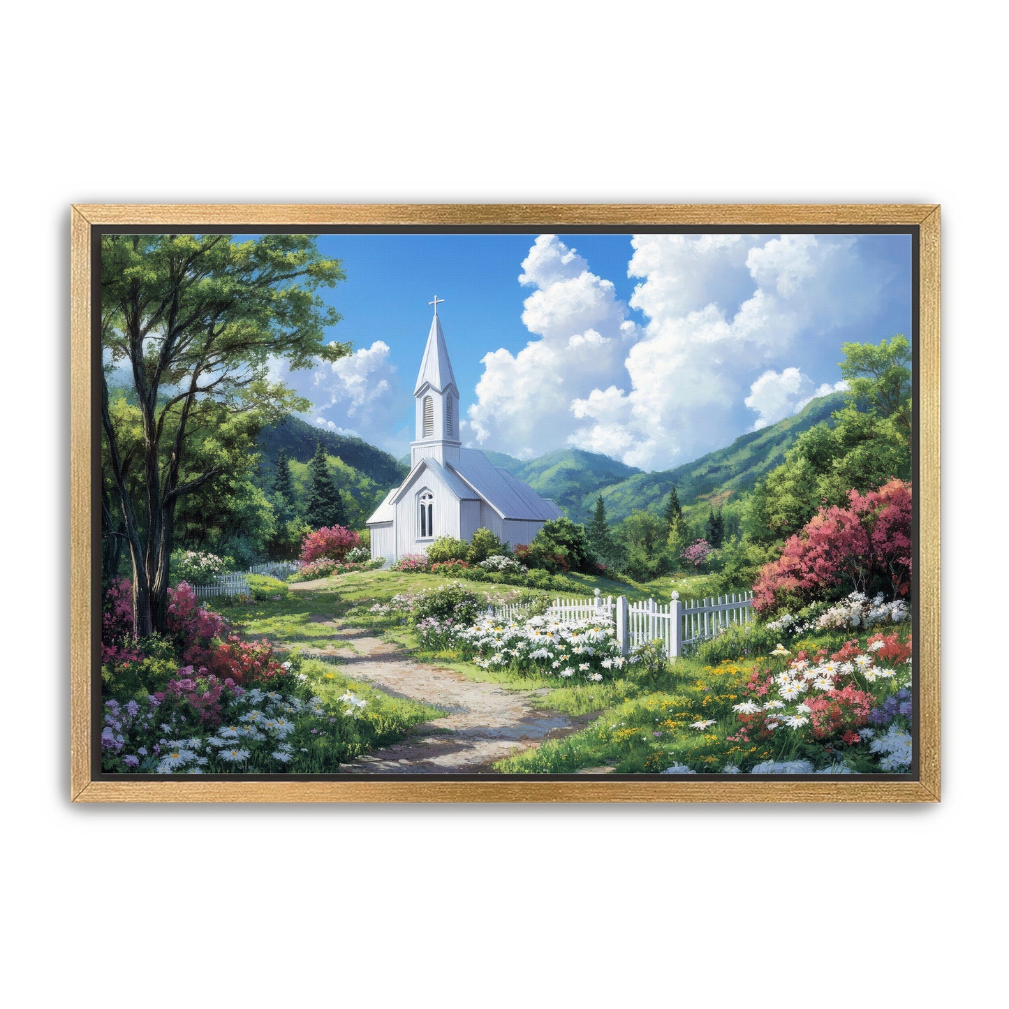 Scenic Church Painting