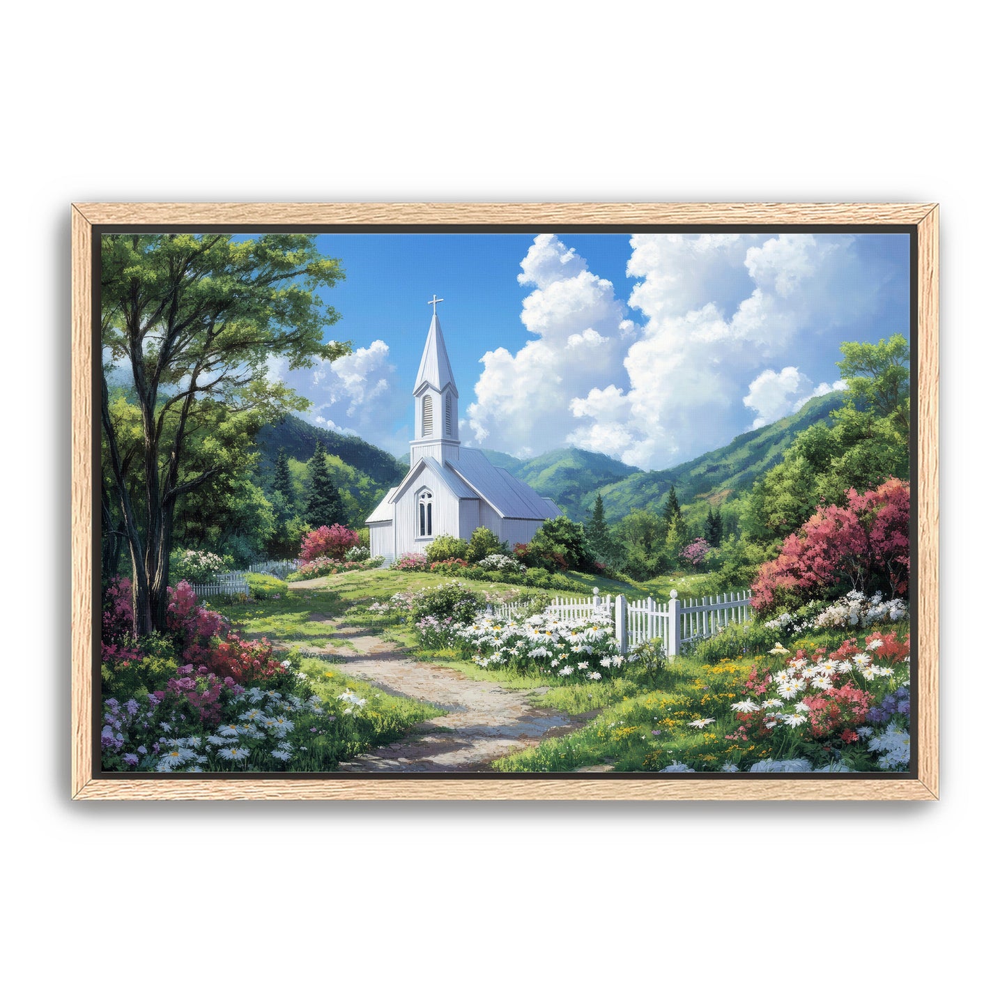 Scenic Church Painting