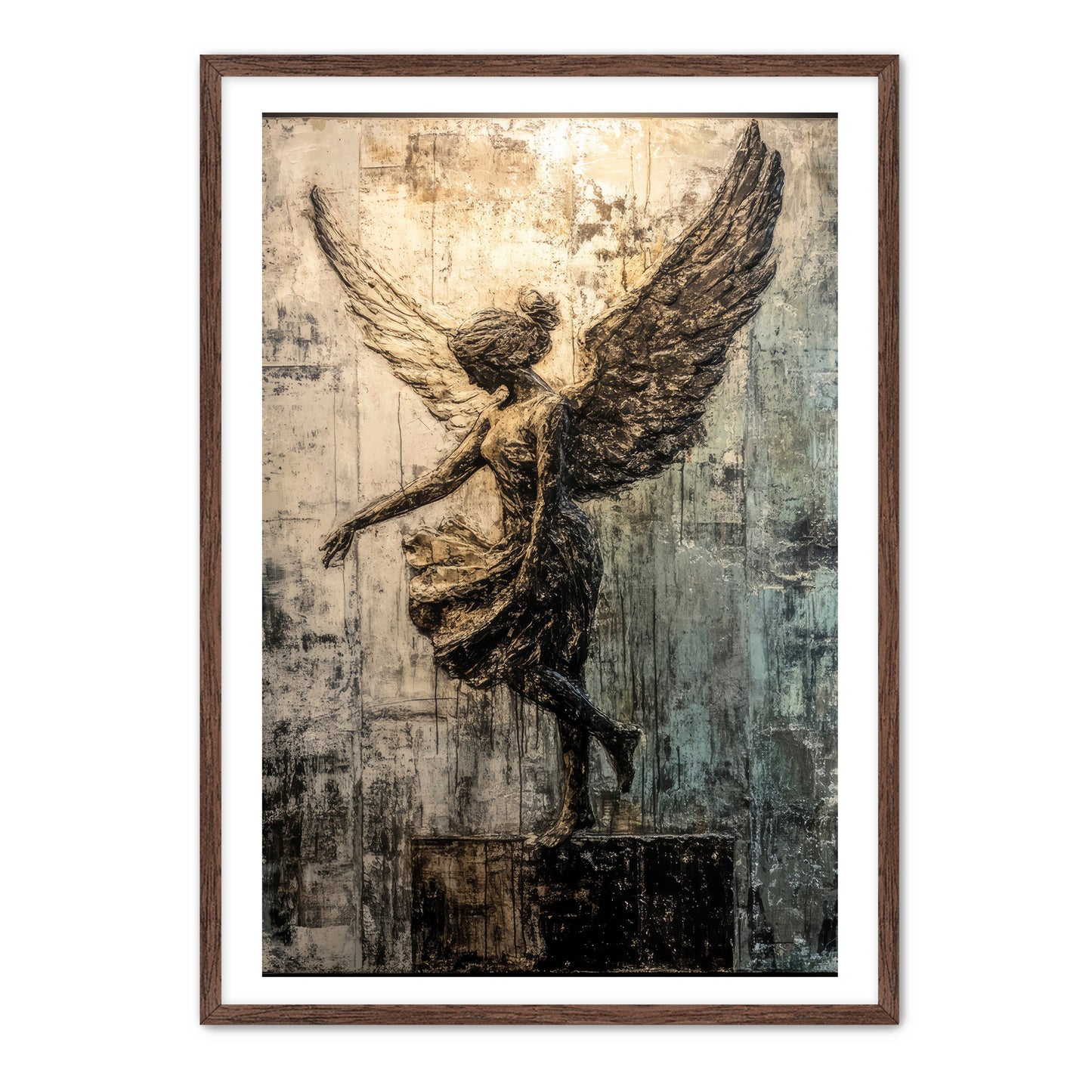 Shadowy Angel Painting