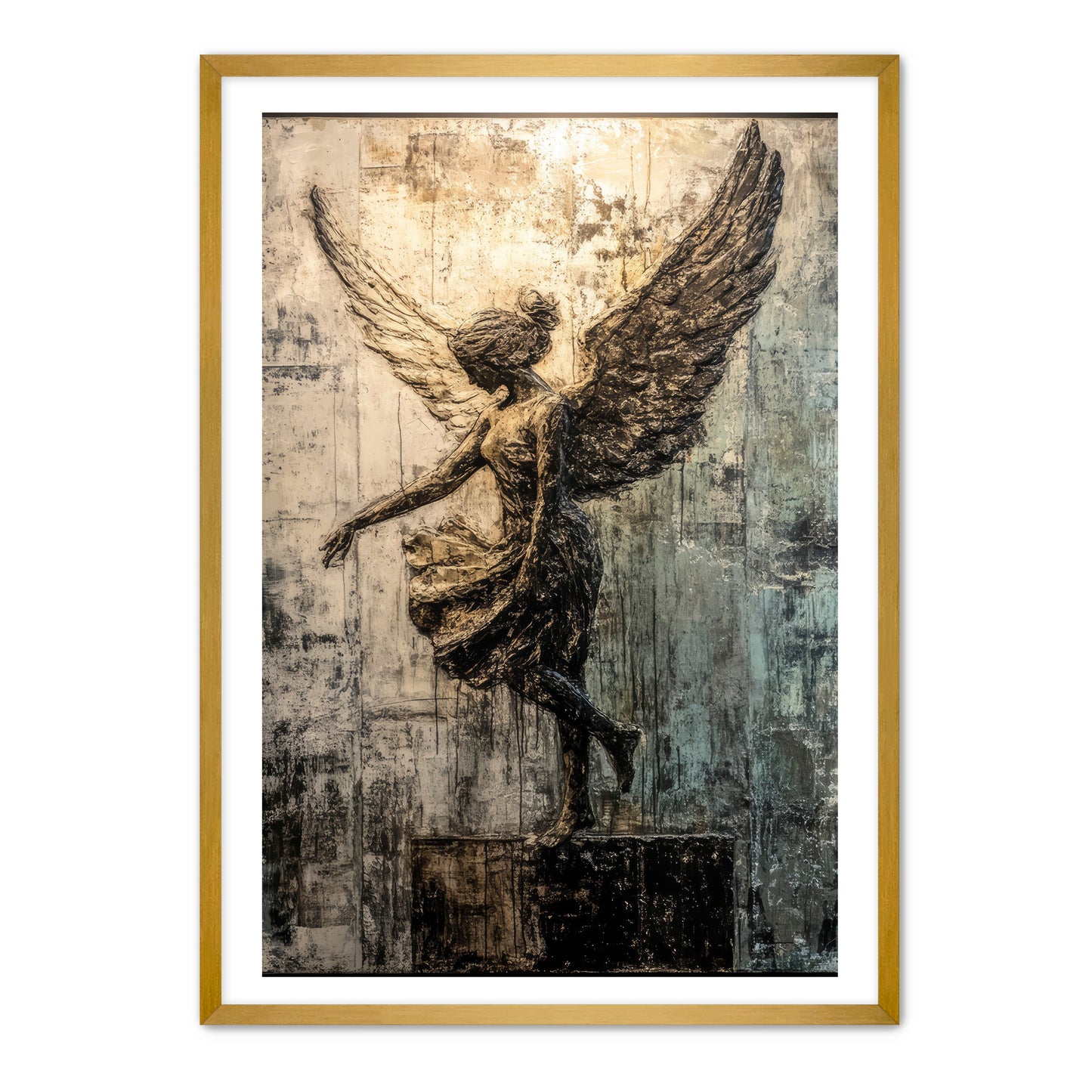 Shadowy Angel Painting