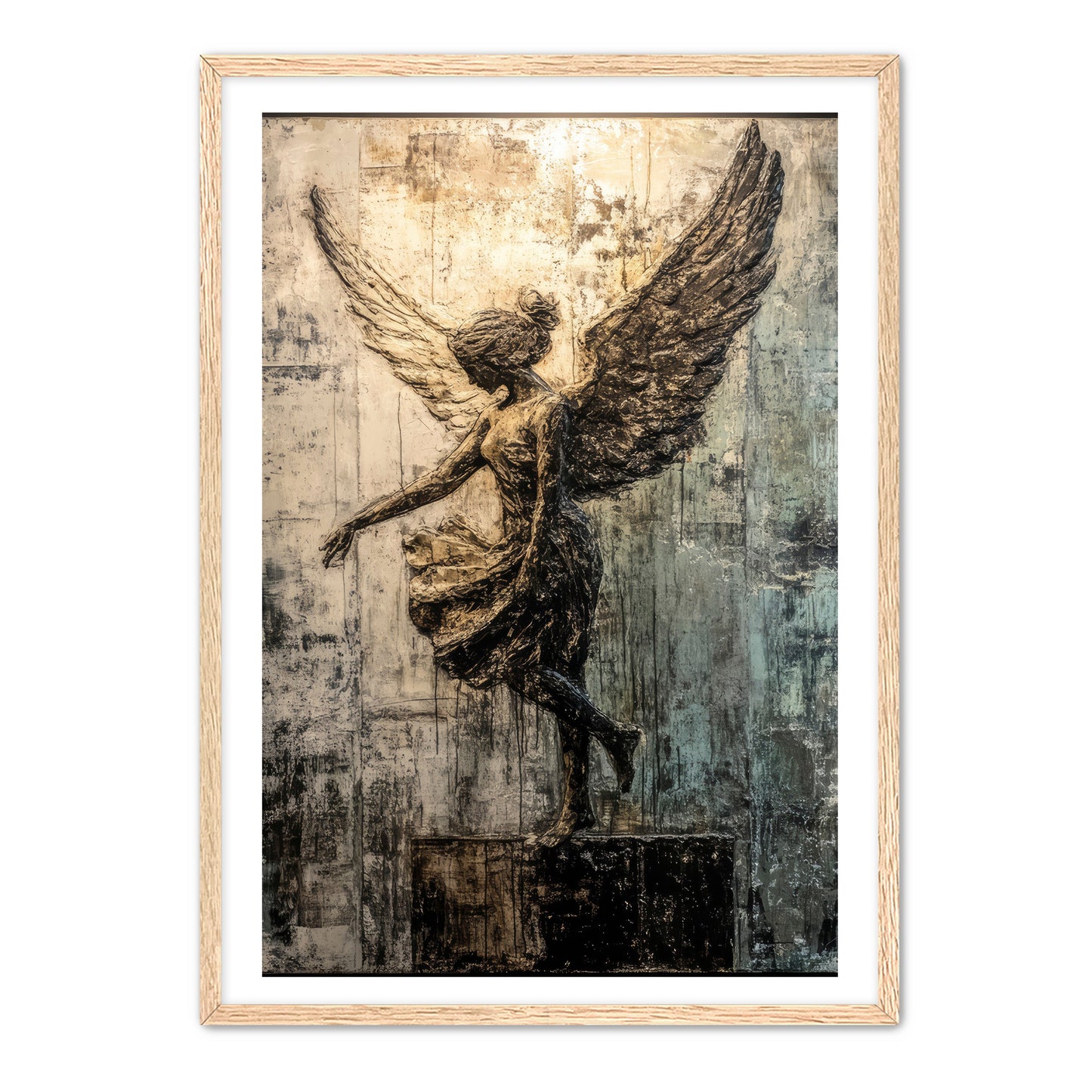 Shadowy Angel Painting