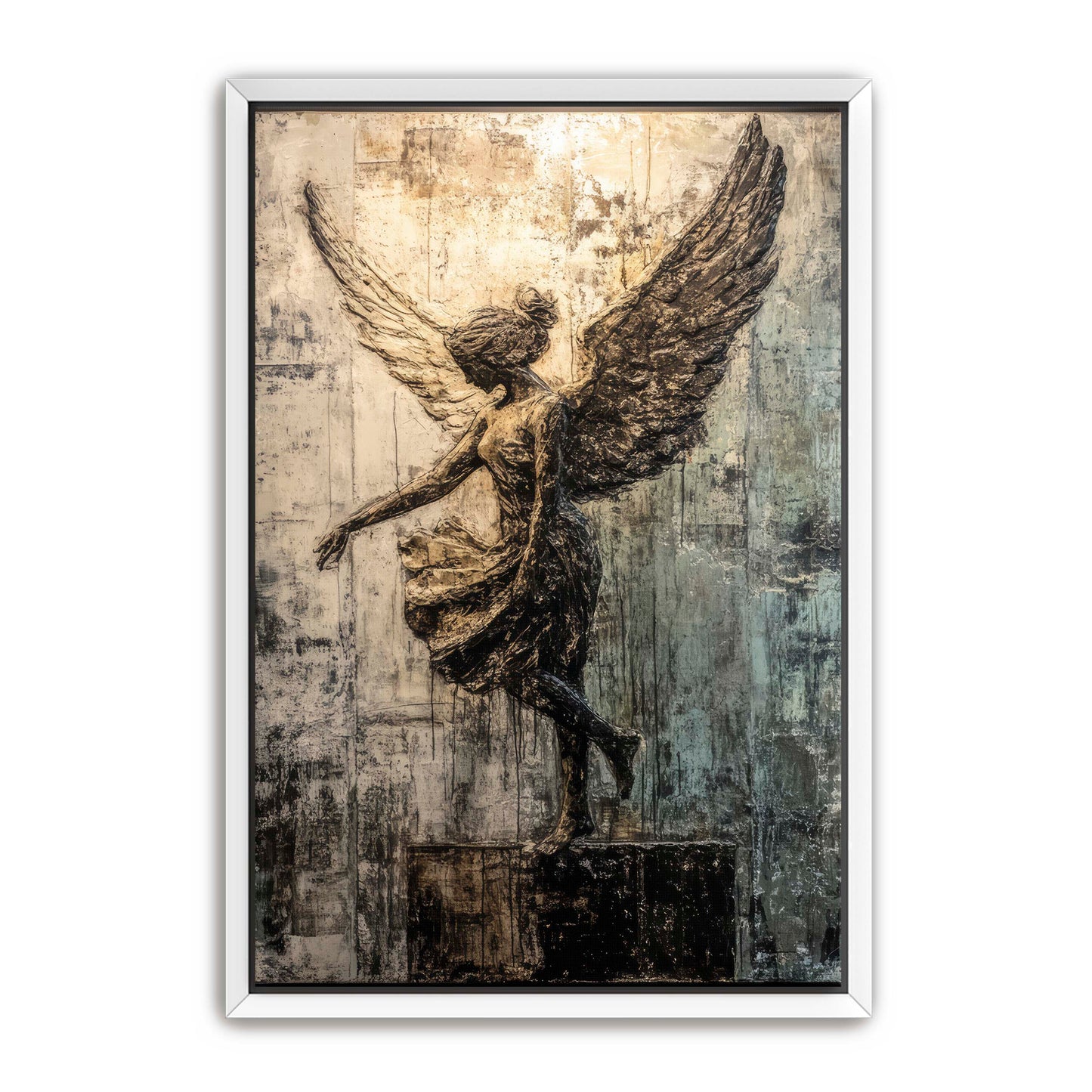 Shadowy Angel Painting
