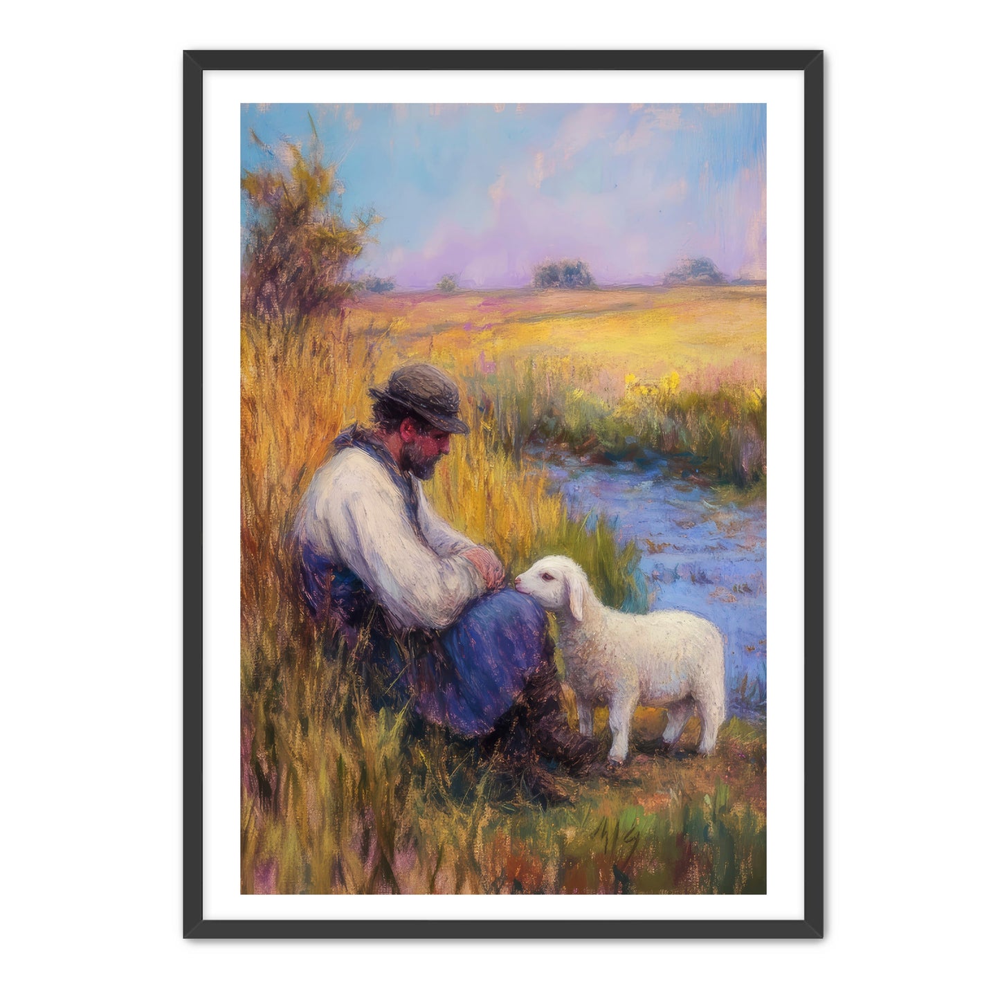 Shepherd and Lamb