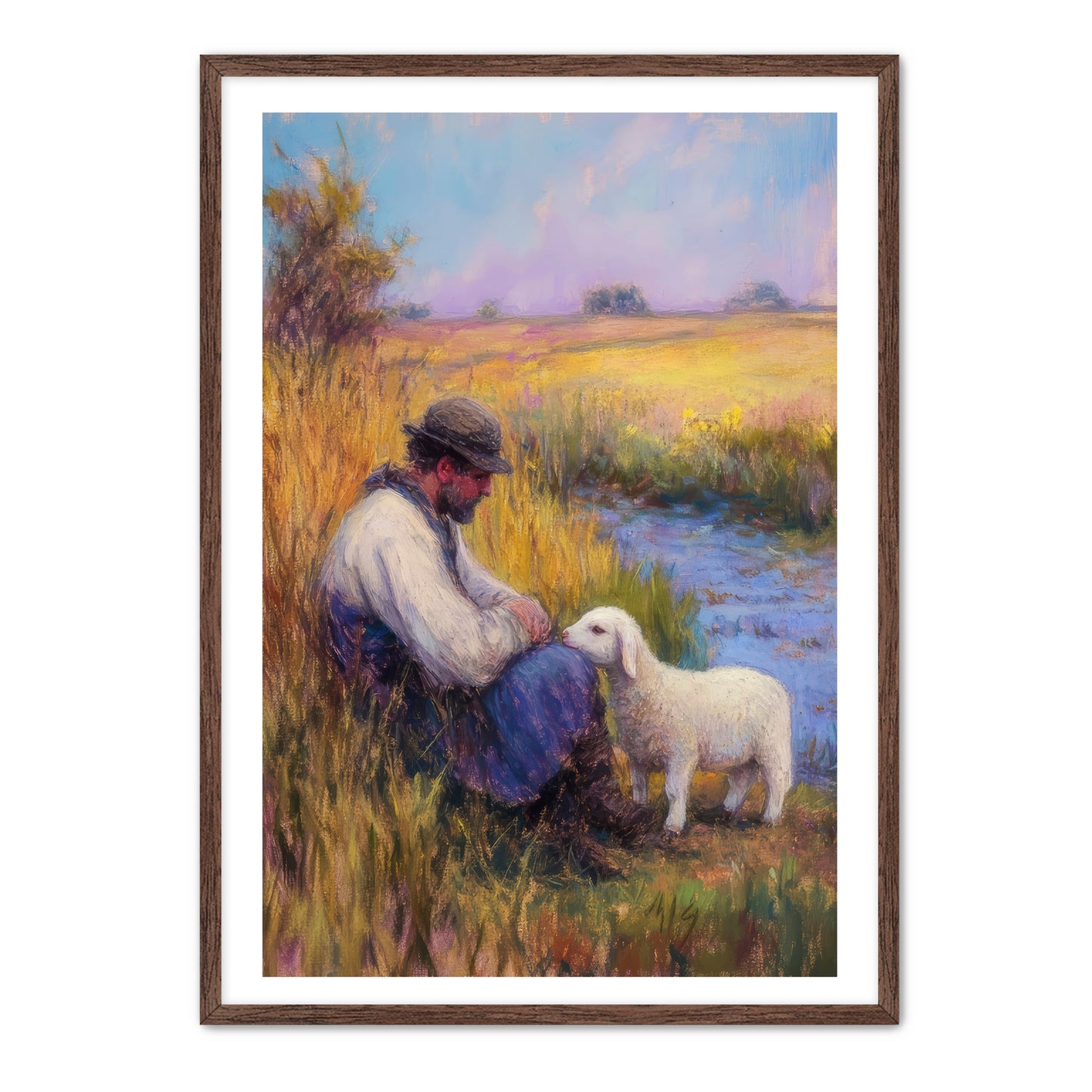 Shepherd and Lamb