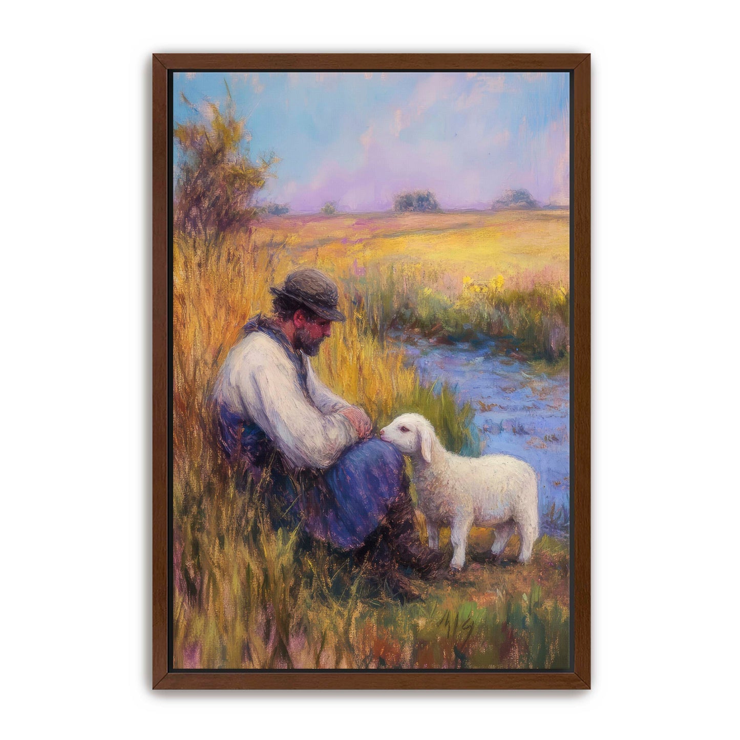 Shepherd and Lamb