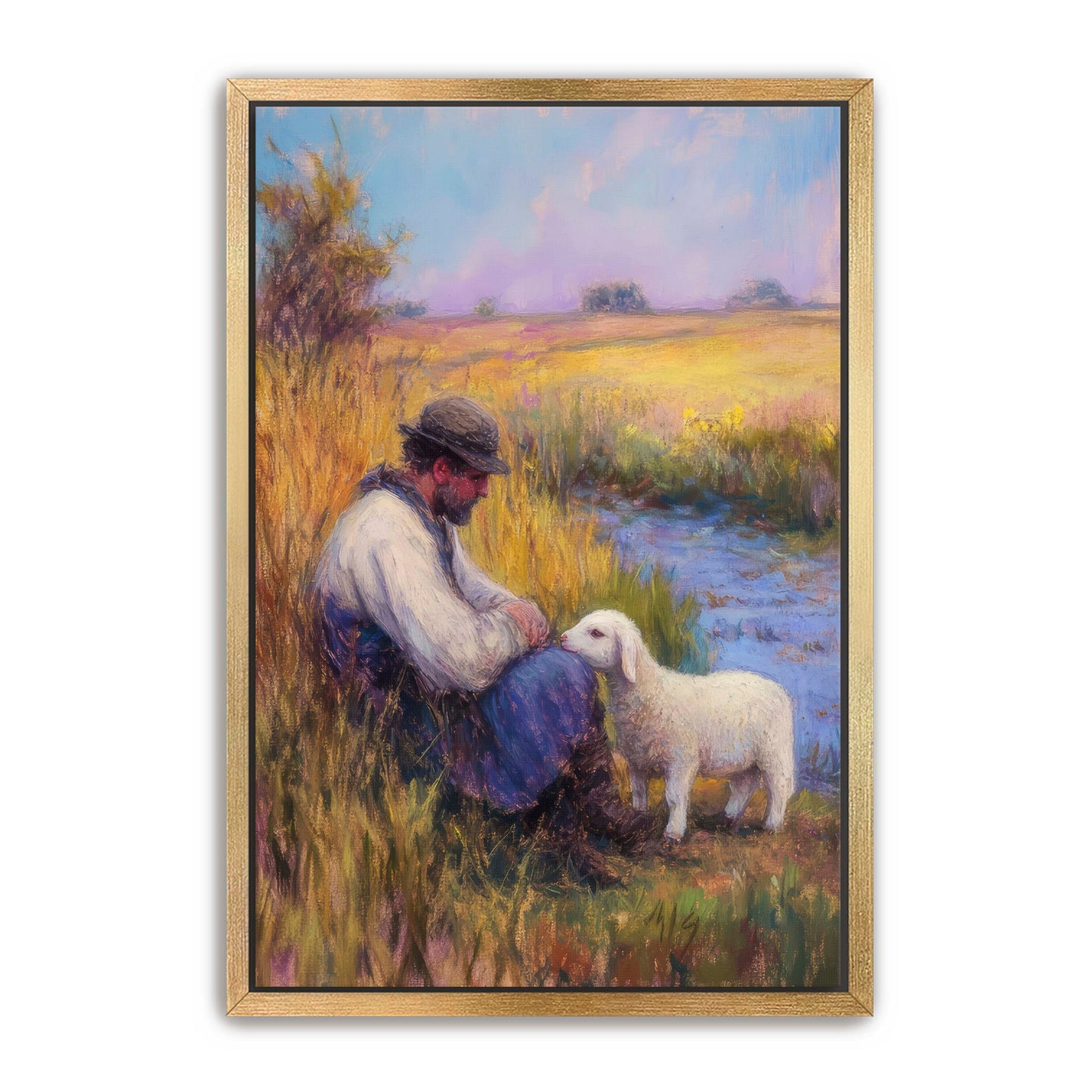 Shepherd and Lamb