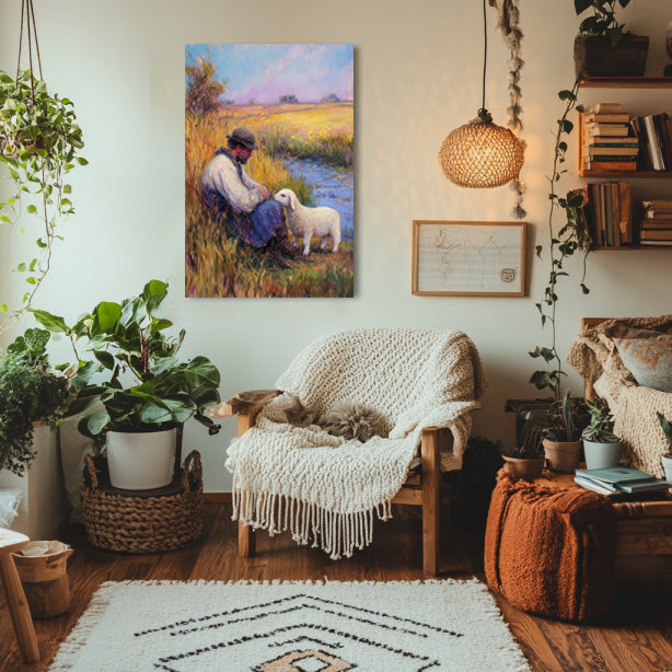 Shepherd and Lamb