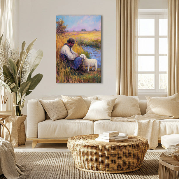 Shepherd and Lamb