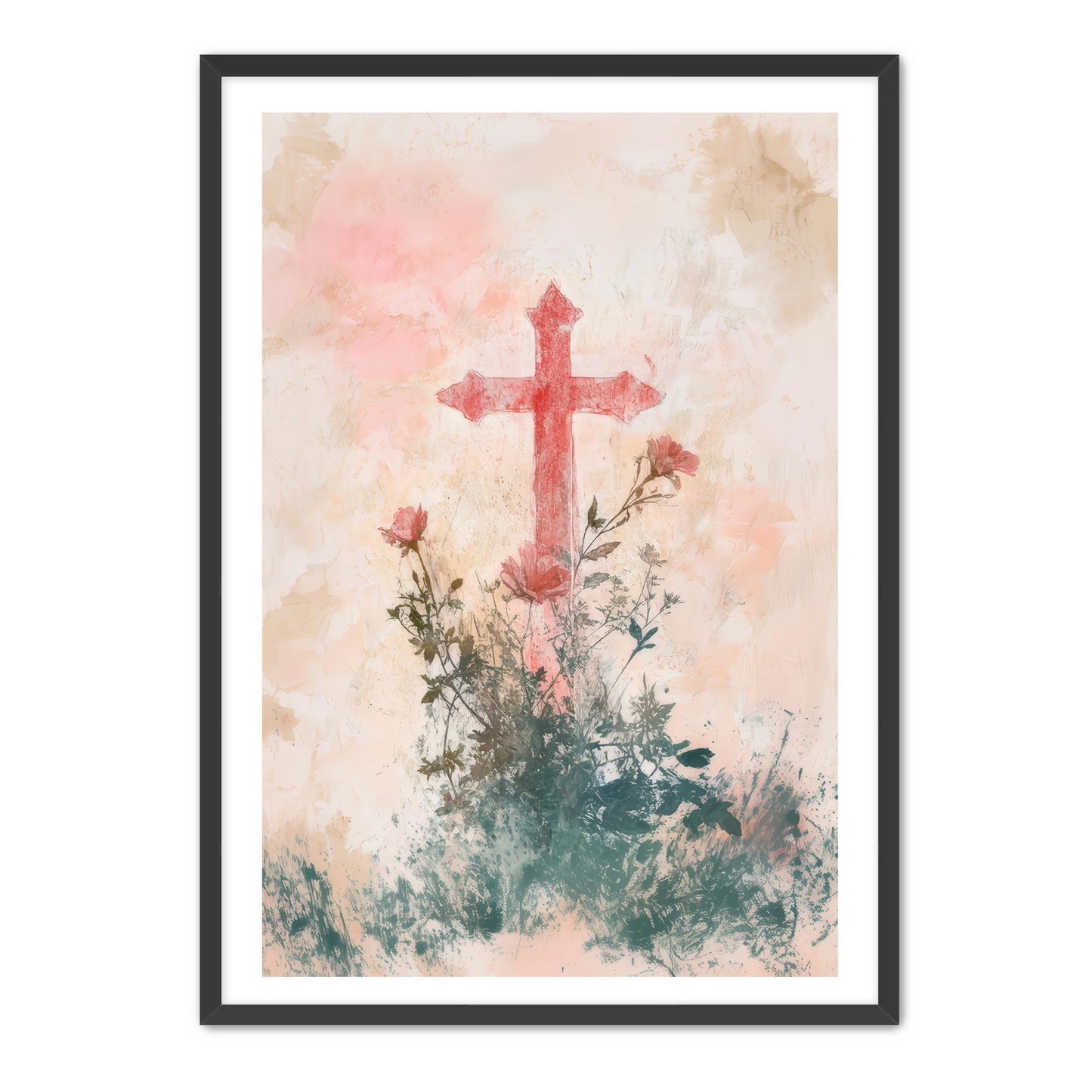 Simple Cross Art Print