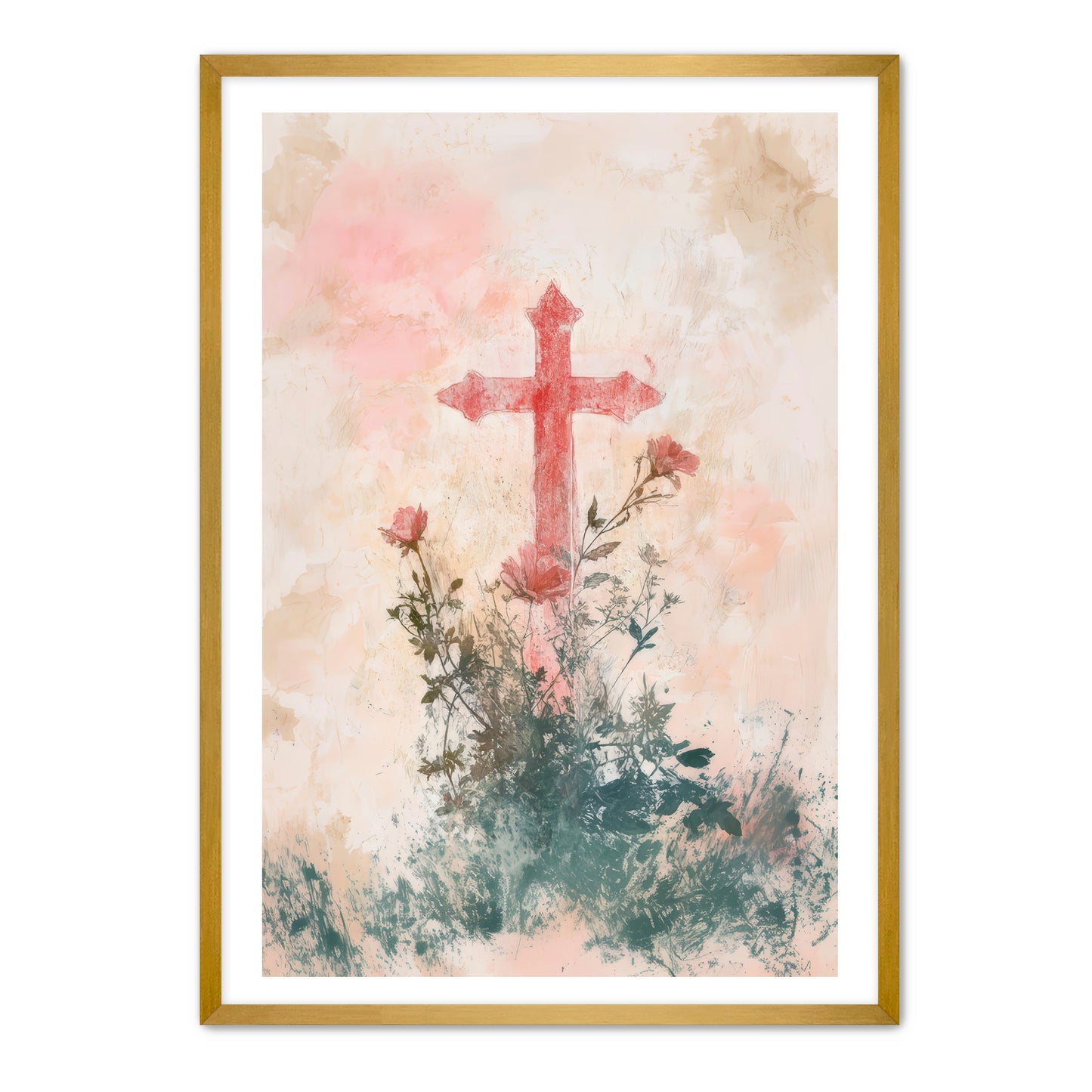 Simple Cross Art Print