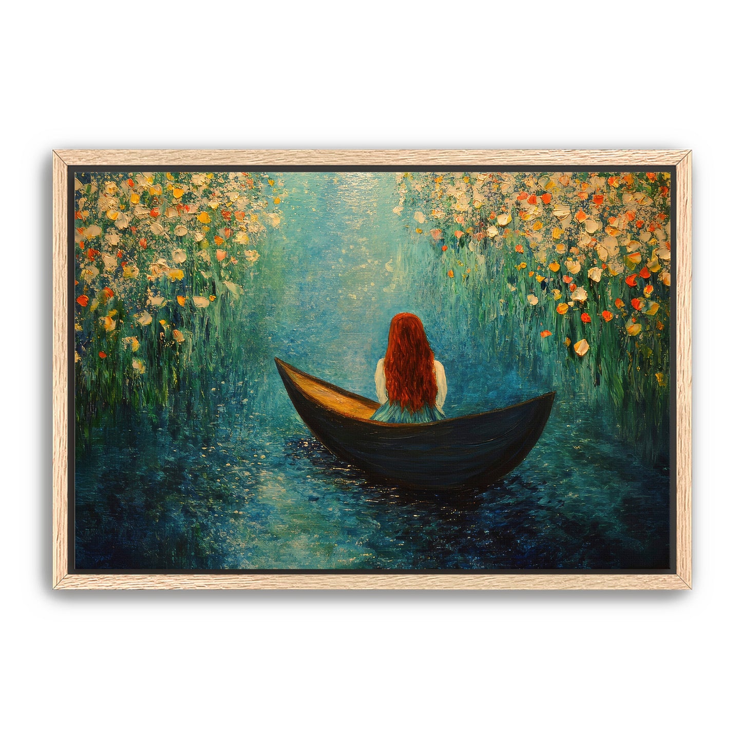 Woman in Boat Art