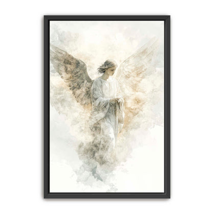 Abstract Watercolor Angel Painting