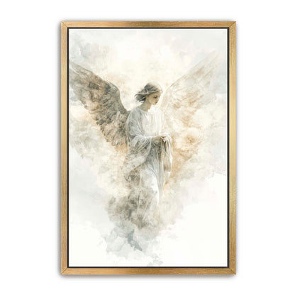 Abstract Watercolor Angel Painting