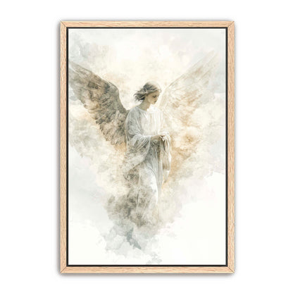 Abstract Watercolor Angel Painting