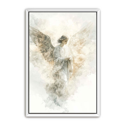 Abstract Watercolor Angel Painting