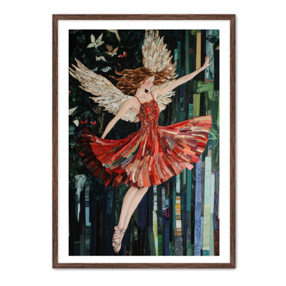 Angel Print in Motion