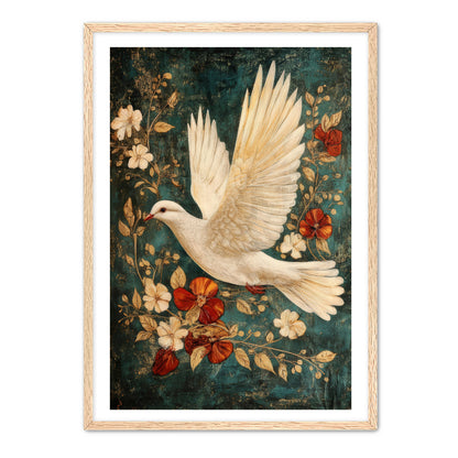 Boho Print of Dove