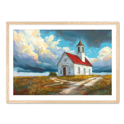 Church on Dirt Road