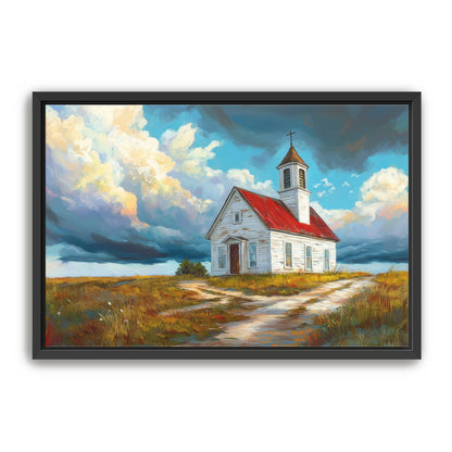 Church on Dirt Road