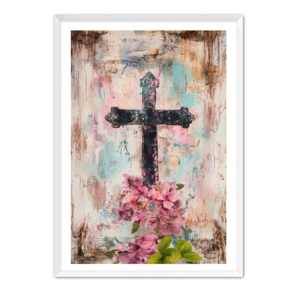 Cross Print on Texture