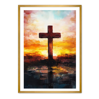 Cross at Sunset
