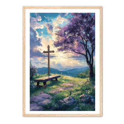 Cross by the Bench