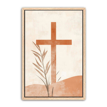 Cross in Desert Print
