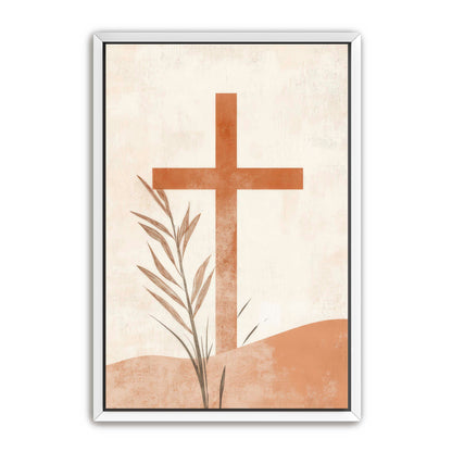 Cross in Desert Print