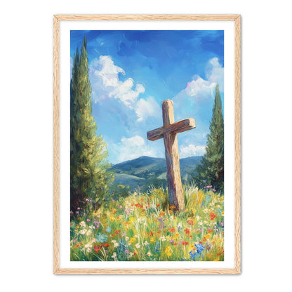 Cross in the Flowers