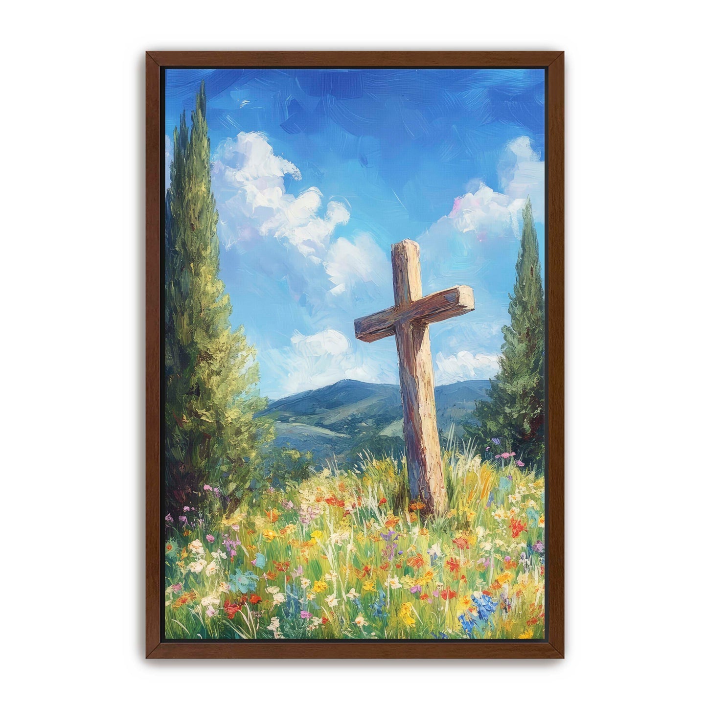 Cross in the Flowers