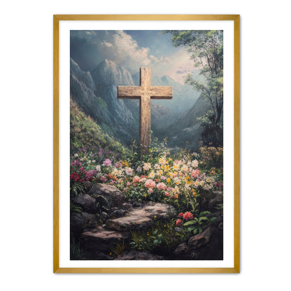 Cross in the Mountain Meadow