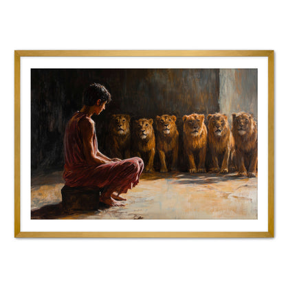 Daniel near Lions