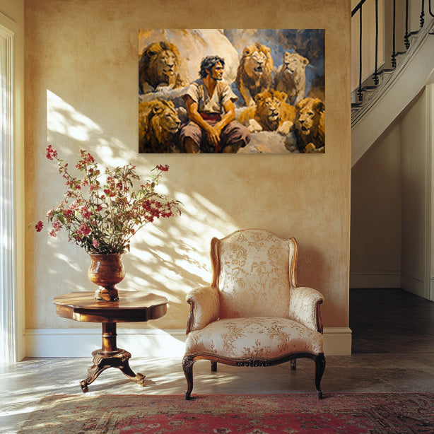 Daniel with Lions
