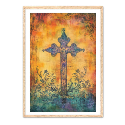 Elegant Boho Cross Print